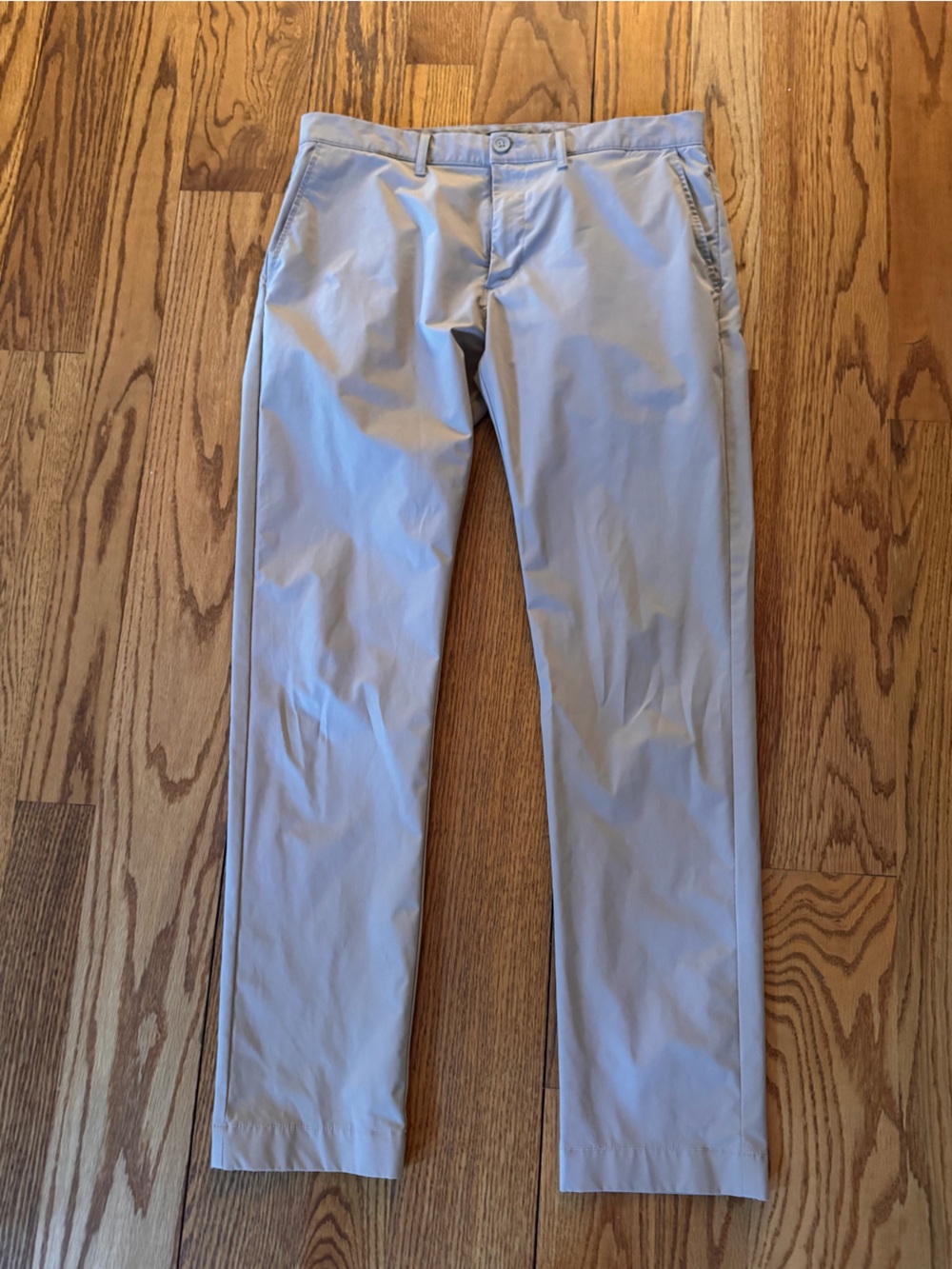 J. Crew Men's Chinos in Light Beige performance fabric